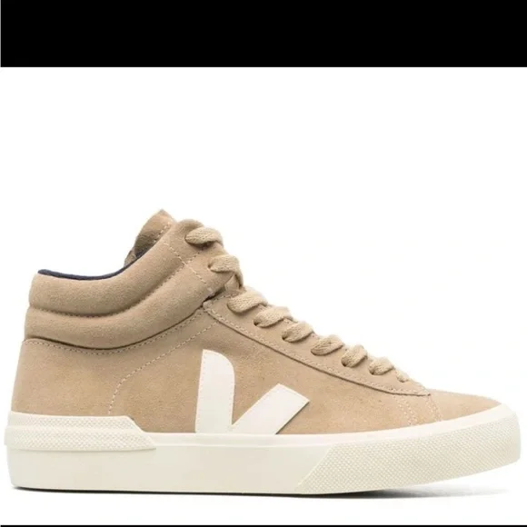 Veja Women’s Minotaur Suede Hi-Top Sneaker Dune—9 - Picture 3 of 14